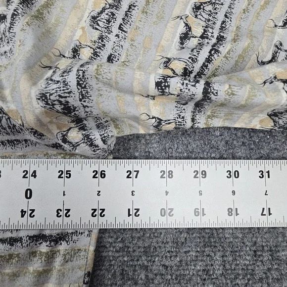 Tori Richard Vintage XL Cotton Lawn Antelope Print Hawaiian Shirt Made in Hawaii - Picture 6 of 7